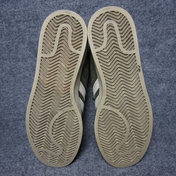 Adidas Hemp Shoes Green Mens Size 7.5 Vintage 2004 Skate Sneakers